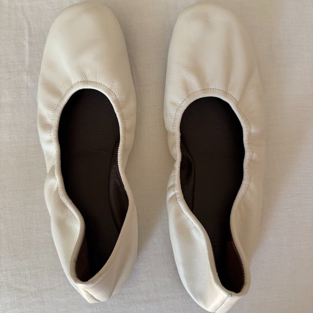 Reformation Cream Flats
